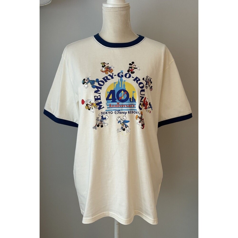 Disney Resort Tokyo T-shirt 40th Anniversary Mickey Mouse Women’s Size LL XL US